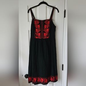 Modcloth Summer Embroidered Dress